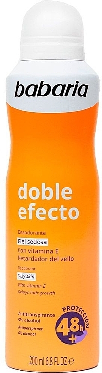 Double Effect Spray Deodorant - Babaria Double Effect — photo N1