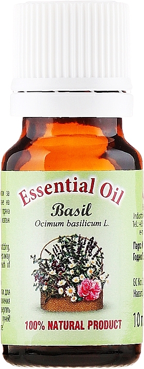 Essential Oil "Basil" - Bulgarian Rose Basil Essential Oil — photo N7
