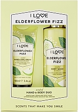 Fragrances, Perfumes, Cosmetics Set - I Love Signature Hand & Body Duo Elderflower Fizz (h/cr/100ml + b/wash/360ml)