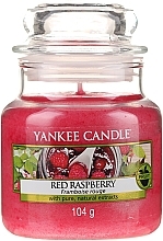 Candle in Glass Jar - Yankee Candle Red Raspberry  — photo N5