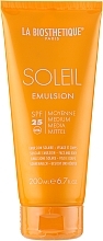 Fragrances, Perfumes, Cosmetics Waterproof Sun Emulsion - La Biosthetique Soleil Emulsion SPF 25