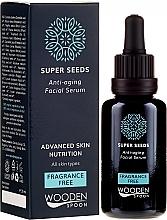 Fragrances, Perfumes, Cosmetics Face Serum - Wooden Spoon Super Seeds Fragrance Free Anti-aging Facial Serum