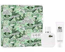 Fragrances, Perfumes, Cosmetics Lacoste Eau De L.12.12 Blanc - Set (edt/50ml + sh/gel/50ml)