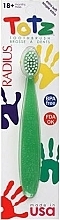 Baby Toothbrush 'Totz', 18+ months, green - Radius  — photo N3