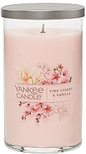 Tumbler Candle 'Pink Cherry & Vanilla', 2 wicks - Yankee Candle Pink Cherry & Vanilla Tumbler — photo N1