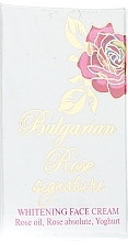 Fragrances, Perfumes, Cosmetics Whitening Face Cream - Bulgarian Rose Signature Rose Cream (sample)