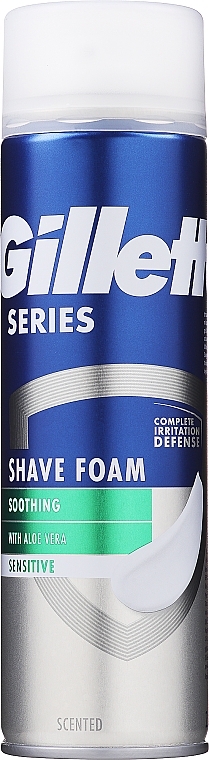 Men Shaving Foam "Sensitive Skin" - Gillette Series for Men — photo N1