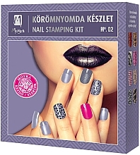 Fragrances, Perfumes, Cosmetics Moyra Nail Stamping Kit - Stamping Nail Set № 2