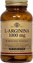 L-Arginine Dietary Supplement, capsules, 1000 mg - Solgar L-Arginine — photo N1