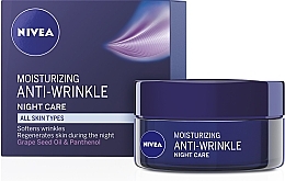 Fragrances, Perfumes, Cosmetics Anti-Wrinkle Moisturizing Cream for All Types of Skin - NIVEA Anti Wrinkle Night Cream