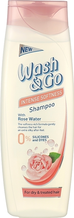 Rose Water Shampoo for Intense Hair Softening - Wash&Go — photo N4