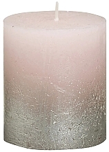 Fragrances, Perfumes, Cosmetics Cylindrical Candle, pink, 80x68 mm - Bolsius Metallic Candle