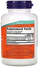 Dietary Supplement "Magnesium & Potassium Aspartate" - Now Foods Magnesium & Potassium Aspartate — photo N9