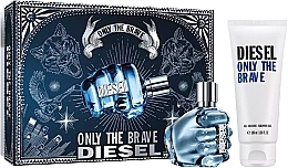 Fragrances, Perfumes, Cosmetics Diesel Only The Brave - Set (edt/50ml + sh/gel/100ml) 