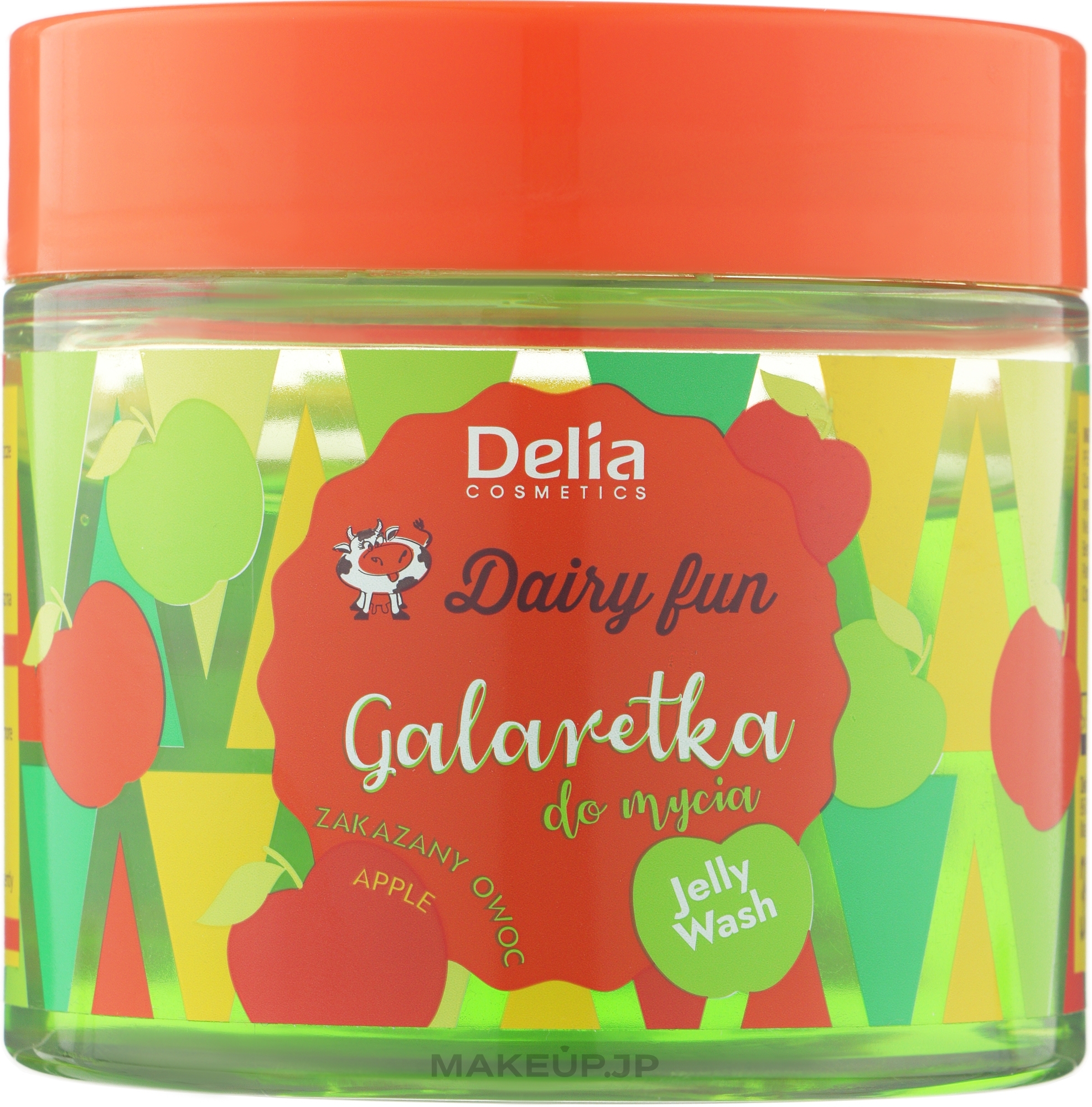 Apple Shower Jelly - Delia Dairy Fun Forbidden Fruit — photo 350 g