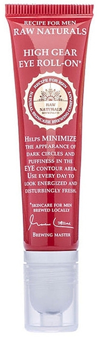 Eye Contour Gel - Recipe For Men RAW Naturals High Gear Eye roll-on — photo N1