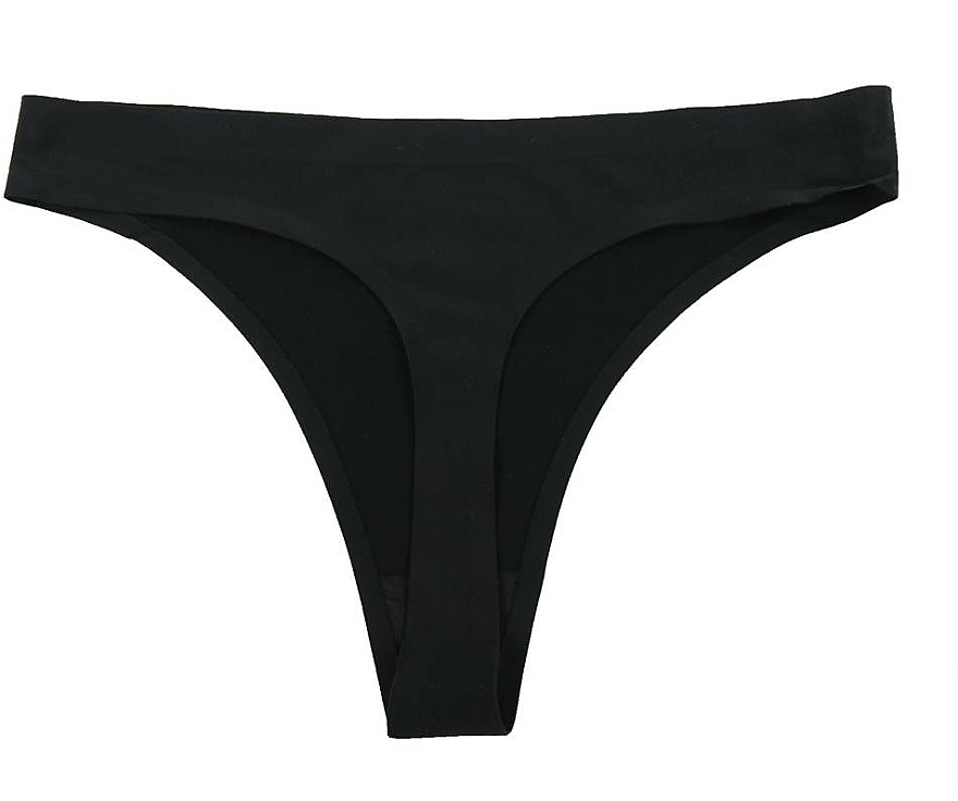 Seamless Thongs, black - Moraj — photo N2