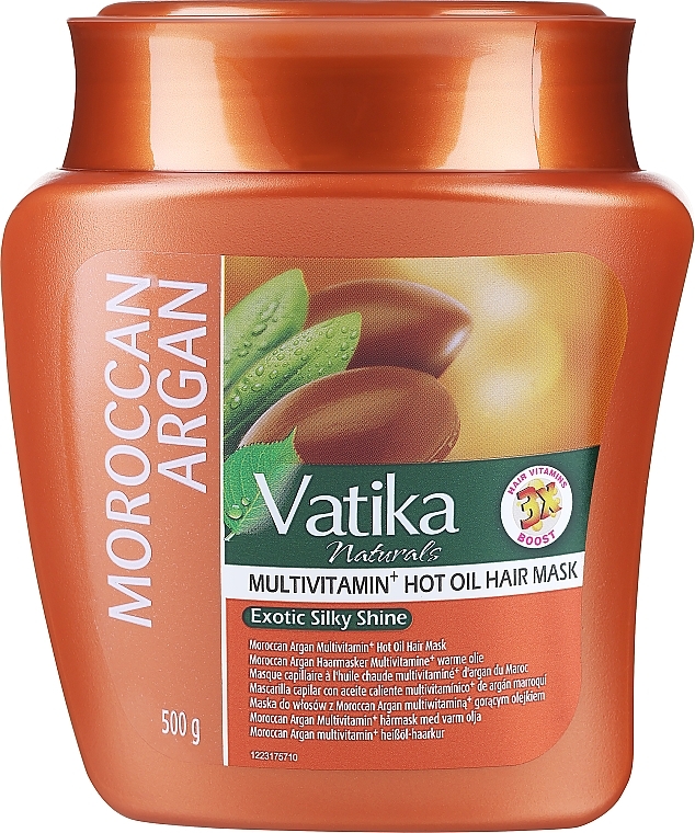 Revitalizing Mask for Dry Hair - Dabur Vatika Argan Deep Conditioning Hair Mask — photo N1