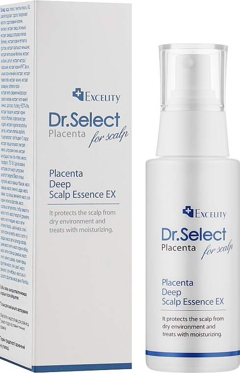 Esencja stymuluj№ca wzrost wiosyw - Dr. Select Excelity Placenta Deep Scalp Essence EX — photo N2