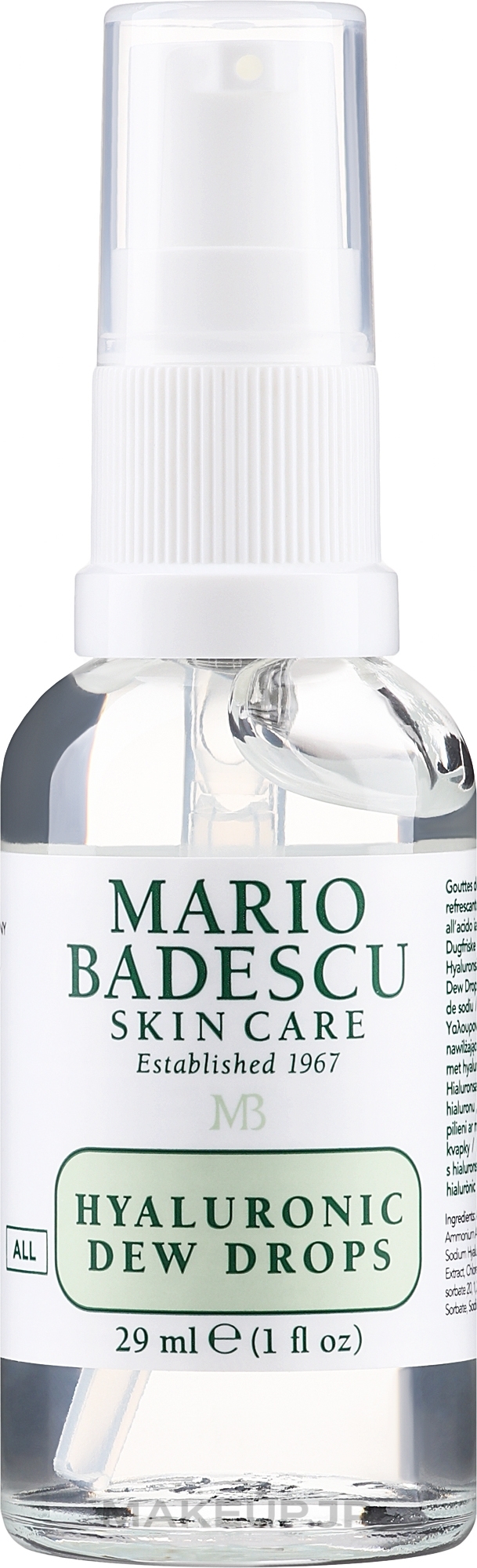 Brightening Facial Gel Serum - Mario Badescu Hyaluronic Dew Drops — photo 29 ml