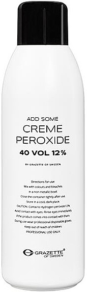 Hair Color Oxidizer 12% - Grazette Add Some Creme Peroxide 40 Vol — photo N1