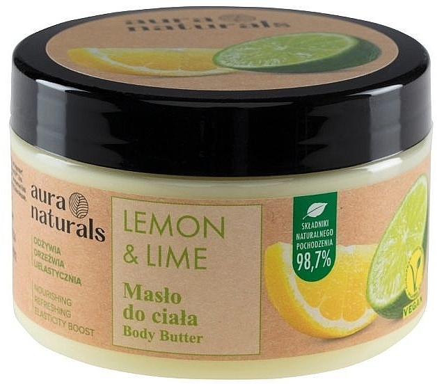 Lemon & Lime Body Butter - Aura Naturals Lemon & Lime Body Butter — photo N1