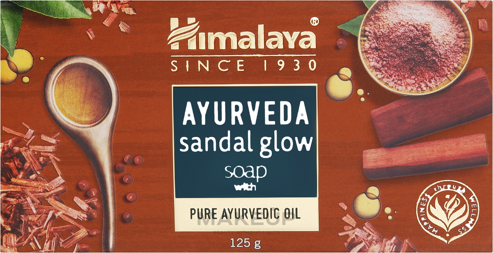 Ayurvedic Soap - Himalaya Herbals Ayurveda Sandal Glow Soap — photo 125 g