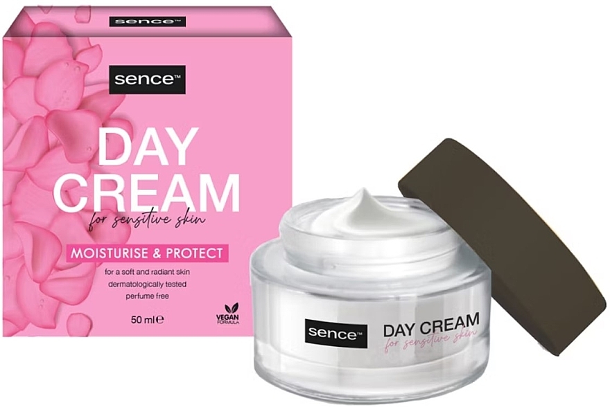 Sensitive Skin Day Cream - Sence Day Cream For Sensitive Skin Moisturise & Protect — photo N1