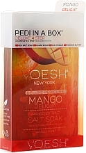 Fragrances, Perfumes, Cosmetics Pedicure Set "Mango" - Voesh Pedi In A Box Deluxe 4 Step Pedicure Mango Delight