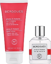 Berdoues 1902 Pivoine & Rhubarbe - Set (edt/50ml + b/milk/100ml) — photo N2