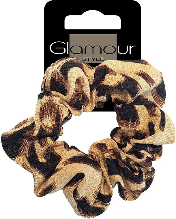 Elastic Hair Band, 417670, brown - Glamour — photo N2