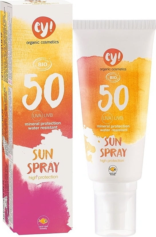 Mineral Protection Sun Spray SPF 50 - Ey! Organic Cosmetics Sunspray — photo N7