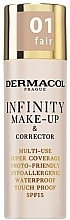 2-in-1 Foundation and Concealer - Dermacol Infinity Make-up & Corrector — photo N1