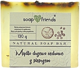 Fragrances, Perfumes, Cosmetics Cedar & Pepper Glycerin Body Soap - Soap&Friends 