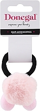 Fragrances, Perfumes, Cosmetics Hair Tie FA-5646, black and light pink - Donegal