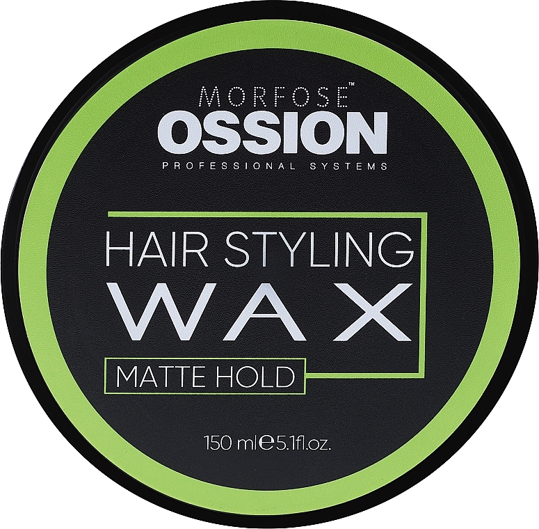 Matte Hair Styling Wax - Morfose Ossion Matte Hold Hair Styling Wax — photo N4