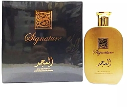 Fragrances, Perfumes, Cosmetics Signature Al Majd - Eau de Parfum (tester with cap)