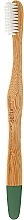 Bamboo Medium Toothbrush, green - Ecodenta Bamboo Toothbrush Medium — photo N7