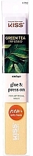 Nail File for False Nails, 100/240, F 702 - Kiss Green Tea Infused Glue & Press On For Artficial Nails — photo N3