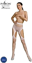 Erotic Tights-Bodystocking, ECO, S005, white - Passion — photo N1