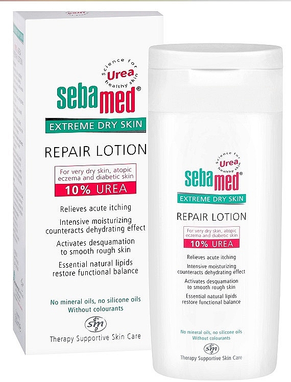 Lotion for Very Dry Skin - Sebamed Extreme Dry Skin Repair Lotion 10% Urea — photo N1