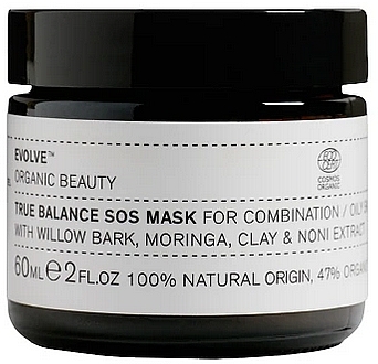 Face Mask - Evolve Organic Beauty True Balance SOS Mask — photo N1