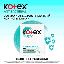 Daily Liners "Extra Thin", 40 pcs - Kotex Antibac Extra Thin — photo N10