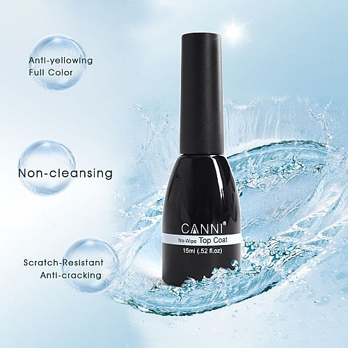 Finish Top Coat without Sticky Layer - Canni No-Wipe Top Coat — photo N2