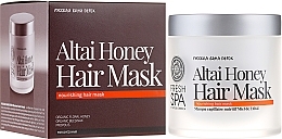 Fragrances, Perfumes, Cosmetics Color-Treated Hair Mask - Natura Siberica Fresh Spa Russkaja Bania Detox Altai Honey Hair Mask