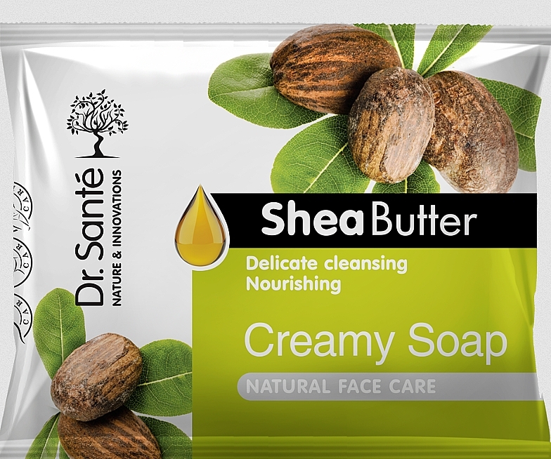 Shea Butter Facial Cream-Soap - Dr.Sante Cream Soap — photo N4