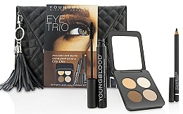 Fragrances, Perfumes, Cosmetics Kit - Youngblood Eye Trio Holiday Eyes Kit (mascara/8.3ml + eye/pencil/1.1g + eye/shadow/4g + bag)