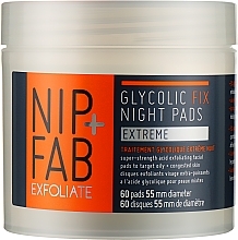 Fragrances, Perfumes, Cosmetics Glycolic Night Pads - NIP + FAB Glycolic Fix Extreme Night Pads