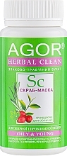 Mask Scrub for Oily Skin - Agor Herbal Clean — photo N1