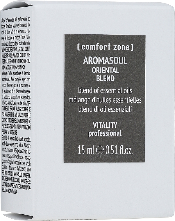 Body Essential Oil Blend - Comfort Zone Aromasoul Oriental Blend — photo N2
